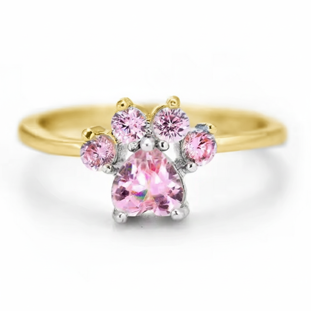 Pink Paw Royale Ring