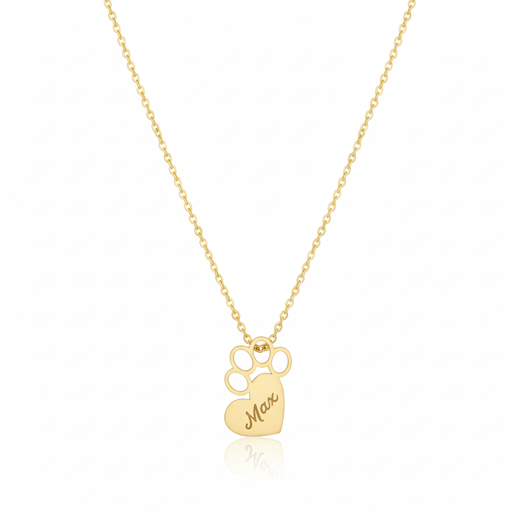 The PawLove Engraved Necklace