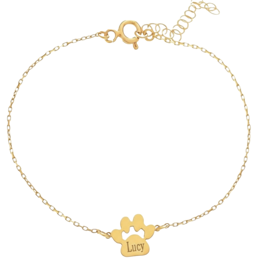 The PawPrint Name Bracelet