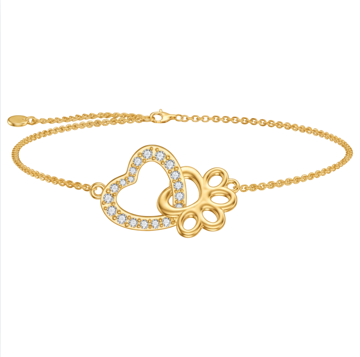 Heartbound Paws Bracelet